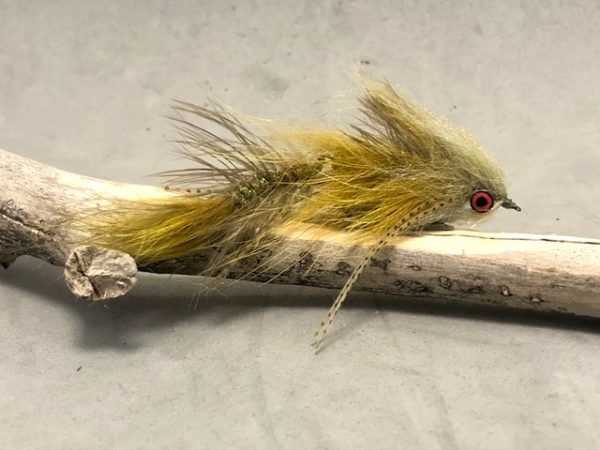 Flat Brim Flies Streamers - El Gato Olive