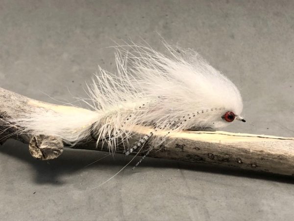 Flat Brim Flies Streamers - El Gato White