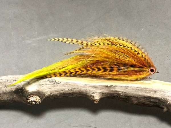 Flat Brim Flies Streamers - Dirty Water Dog orange