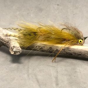 Flat Brim Flies Streamers - Snot Nose Shit Olive