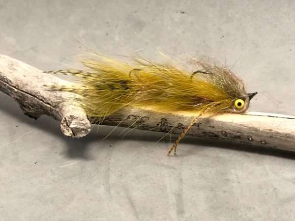 Flat Brim Flies Streamers - Snot Nose Shit Olive